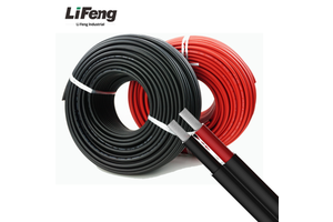 1500V PV Wire Weather Resistant Photovoltaic Solar Power Cable H1Z2Z2-K Tinned Copper Core 2.5mm for PV1-F XLPO IP65 PV System