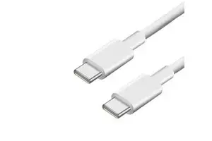 Type-C 3A Fast Charging PD Cable White TPE Braided Jacket Pure Copper Conductor Type-C to Micro USB Camera Use Model JY