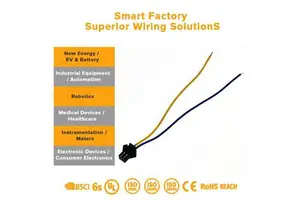 Waterproof Thermally Insulated Adapter Robot Wiring Harness Power Cables Charging Systems Control Modules Robotic Applications