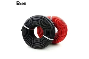 High Quality 1000V/1500V Solar 4 Mm2 6mm2 Pv Solar Cable 10mm 25mm2 H1Z2Z2-K Copper DC Photovoltaic Wire Solar PV Cable