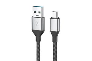 Custom Logo Nylon Braided USB 3.0 Type-C Camera & Computer Fast Charging Cable with 27W/45W Metal Head