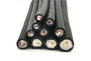 Anti-Vibration High Flexibility Bare Copper Conductor Rubber Insulation Drag Chain Cable Industrial Robots
