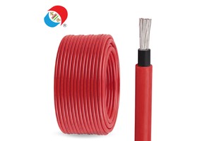 PV1-F JinHong 1kV Copper Conductor PVC Insulation XLPE Jacket Solar Cable For For 4mm 90 UV Resistant