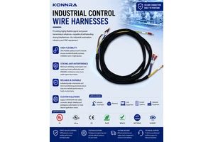 Industrial Robot Arm Cable Harness High Flexible PVC/PBT Signal Power Wires Custom Connectors for Automobile Motorcycle