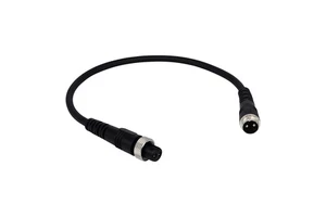 45cm 0.45M Black Electric Fishing Reel Battery Power Extension Cord Power Cables for Daiwa Shimano