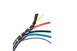 Black Cable Sleeves Spiral Wrap Band Spiral Wrap Tube Made in China Superior Quality Spiral Wrap Cable
