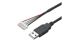 Customization USB to PH2.0 5P Connecting Cable 2725-28+28 4-core+shielded Data Cable Camera Terminal Cable