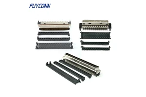SCSI Cable CN Type Servo Connector 50pin 68pin 100pin HPCN SCSI Mini D Ribbon MDR Connector, 1.27mm Pitch IDC SCSI Connector