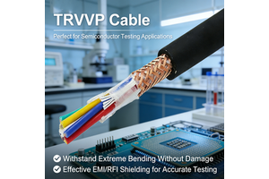 High Flexible Power Cable TRVVP Shielded Cable , Servo Motor, Automatic Equipment, Semiconductor & Logistics Warehousing