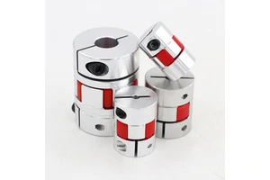 KTR ROTEX - GS38 1-3/4" BORE DUAL ALUMINUM HUB ASSEMBLY WITH - GS38 RED SPIDER Servo Motor Screw Coupling Customizable