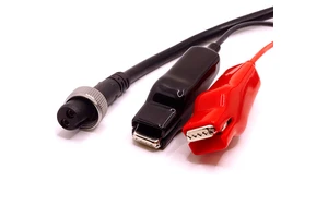 2-Pin Connector Power Cord for Daiwa/Shimano Electric Fishing Reel Cable with Copper Conductor