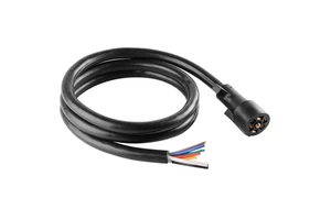 7 Way Blade Trailer Cable, 4ft Trailer 7 Pin Cord Bear Wires on One End, Trailer Cable for RV Trailer Motorhome