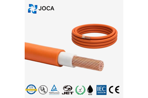 TUV Certified 2AWG Battery Cable With Cable Lugs 1000V/1500V DC Solar Cables XLPO Stranded Copper Flexible Power Wire JOCA