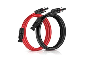 4mm2 6mm2 Solar Panel Extension Cable with 1000V 30A Power Connector Copper Conductor XLPE & PE Insulation for Solar Pv Arrays