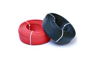 EN60518 Standard PV Cable DC 1500V H1Z2Z2-K 1X25MM Tinned Copper XLPE Jacket Halogon Free Solar Cable For Solar Energy System