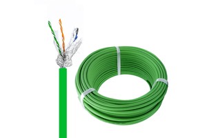 Flexible Industrial Ethernet Cable 2 Pair Shielded Profinet Cable EtherCat CAT6 Network Cable CAT5E