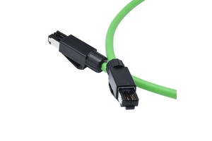 Industry M8 Ethernet Connector Sensor Cable CAT6 180 Degree RJ45 to RJ45 Profinet Shielded Cable M8 Power Connector