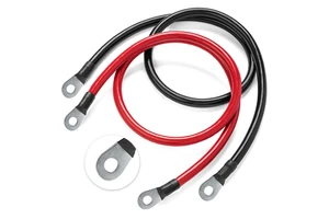 Battery & Inverter Cables 2ft 6 Mm2 Battery Wires Automotive Wire Power/Ground, Car Audio Speaker, RV Trailer