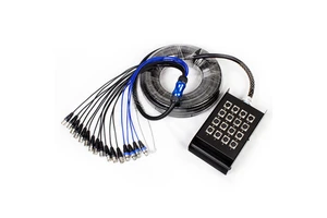 SNB01 OEM Factory Professional 8/12/16/20/24/32 Channel Multicore XLR Audio Snake Cable with Stage Box