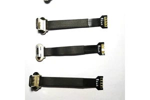 Ultra-Thin 90 Degree Angle Flat USB 2.0 Data Extension Cable Slim Fpv Micro Cable for Camera and Computer 3A Fast Charging