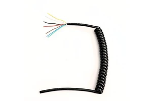 High Quality 7-Core Retractable Spiral Power Spring Cable with Enhanced Durability and Flexibility for Long-Term Use