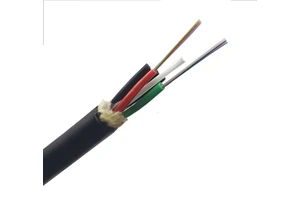 Outdoor FTTX Brand ADSS Stranded Fiber Optic Cable 24/48 Core BLACK PE Material Aerial Installation