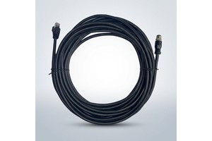 M12 8Pin to RJ45 Industrial Ethernet Cable for Barcode Scanner & Industrial Camera