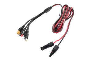 Solar Panel Connector 4 in 1 Splitter Wire Solar Extension Cable Connector Kit XT60 Extension Cable for Portable Power Station