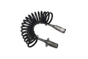 Trailer Wiring Harness 7-way Coiled Cable Wire Cable PE12700 Trailer Seven Way Cable