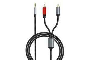 USB C To RCA Cable, Type-C To 2 RCA Audio Aux Stereo Adapter Cord For Speaker, Amplifier, Subwoofer