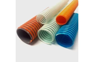 Flexible Plastic Reinforced PVC Helix Water Pump Suction Discharge Spiral Tube Pipe Conduit Line Hose With Corrugated Or Flat Su