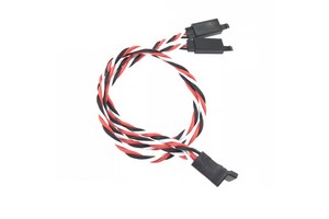 Jiayi 15-100cm 60-core Servo Extension Wire Female/Male Twisted Cable RC JR Futaba Connector Anti-Loose Hook for Electrical Toys