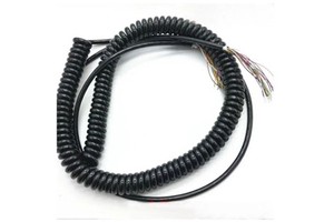 12 15 16 17 Cores Spring Spiral Cable Coiled Cable for CNC Handheld Encoder