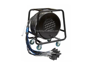 Manufacturer Audio Video OEM Professional 24 Channel Multicore XLR Audio Snake Microphone Cable with Stage Box