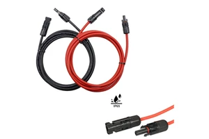 PV1-F Solar Inverter Battery Cable Durable 4mm 6mm Copper Power Wire PE Insulation 30A for Photovoltaic Panel Solar Stations