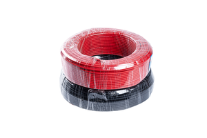 1.8kV PV Solar DC Cable High Voltage XLPO Insulated Tinned Copper Stranded Industrial Power Black Red 2.5/4MM Power Cables