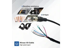 Top Seller VT-Hirose6-7-0.5M Custom Hirose 12pin Female I/O Power Cable Industrial Camera Analog Cables Machine Vision Cable