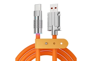120W Zinc Alloy Type-C Data Cable Super Fast USB Flash Charge 6A for Oppo Mobile Phones Scanner Camera Printer Shielded Pure