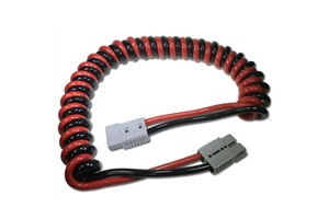 Custom for SB175 175 Amp Spiral Cable Assembly for Home Appliances with Tinned or Connectors
