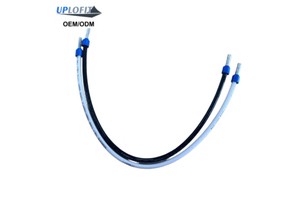 10AWG THHN Stranded Copper Low Voltage 600V Class C Flame Retardant Battery Controller Cable 12 Inch White Black Pair E6012 Heat