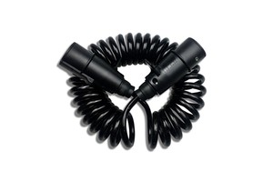 Electrical Flexible Copper Electric Cable Wires Pvc Cable Trailer Truck Coiled Spiral Power Cable