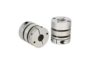 AMT High Precision Diaphragm Coupling Zero Backlash Double Disc Flexible Shaft Connector for 400W-750W Servo Motors