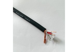 Professional Stage Microphone Cable 22AWG OFC 2 Core Twisted Double Shielded Hifi Flexible Soft DMX Guitar Audio Wire Roll
