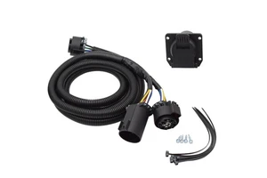OE 56070 7-pin Trailer Wiring Harness for Chevrolet/Dodge/Ford Side Truck Extension Cable 7 Feet Ford F-150 97-14 CURT 56070