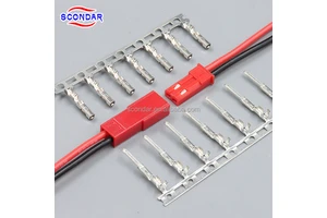 SCONDAR 2.5mm Pitch Custom Wire Harness Compatible with JST RCY Connector Power Supply Electric Wire Cable Assembly