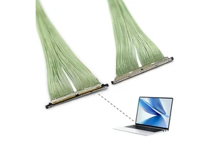 44AWG Micro Coaxial 50 Pin 0.3mm Pitch DF56 LVDS Cable Assembly 103mm for Medical Imaging Display