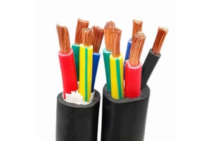 H05VV-F / H03VV-F Flexible Copper Cables 2/3/4/5/6,/8 Cores 1.5mm 2.5mm 4mm 6mm RVV PVC jacket control cable, security cable