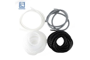 Gaopeng Spiral Wire Organizer Wrap Tube Flexible Manage Cord for Harnessing Multiple Cables
