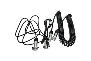 Custom Spiral Wire 4Pin Waterproof Trailer Cable 12V Electronic Wire for Double Truck Bus Tractor Monitoring System