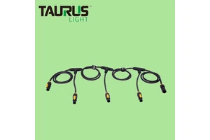 Powercon 1in 4 Out Cable 3*2.5mm Powercon True1 Cable for Stage Audio Lighting Equipment